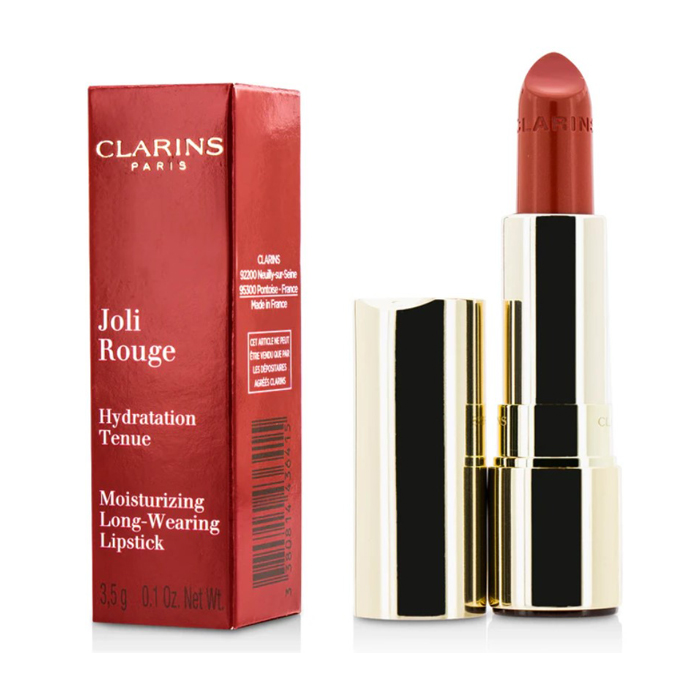 クラランス CLARINS レディース ジョリ ルージュ (ロング ウェアリング モイスチャライジング リップスティック) # 743 CHERRY RED 3380814436118