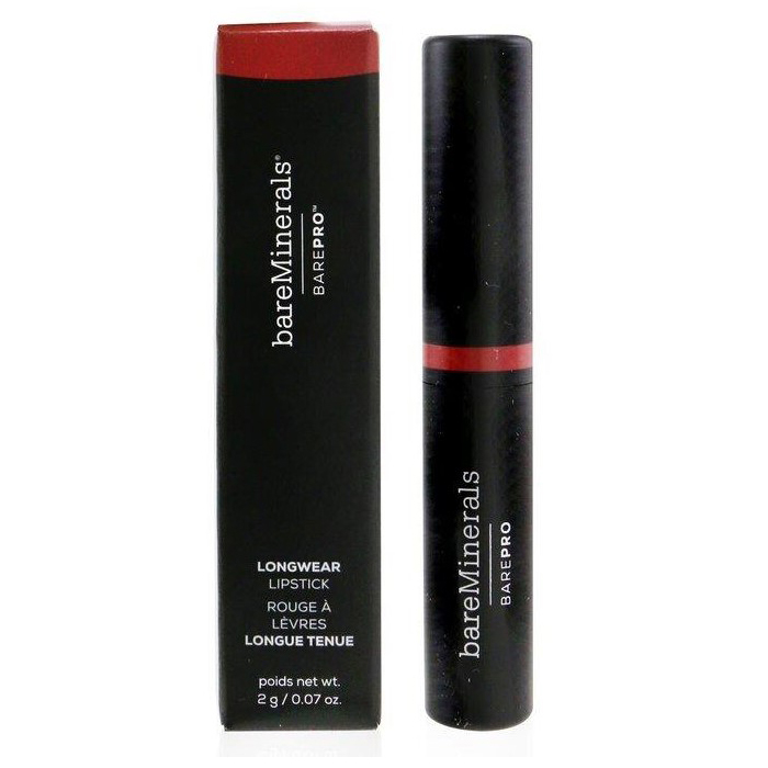 ベアミネラル BAREMINERALS レディース ベアプロ ロングウェア リップスティック # Geranium 098132533268