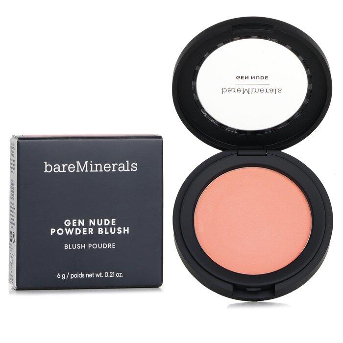 ベアミネラル BAREMINERALS レディース ジェン ヌード パウダー ブラッシュ# PRETTY IN PINK 098132518425