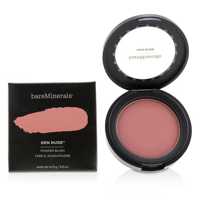 ベアミネラル BAREMINERALS レディース ジェン ヌード パウダー ブラッシュ # ON THE MAUVE 098132518401