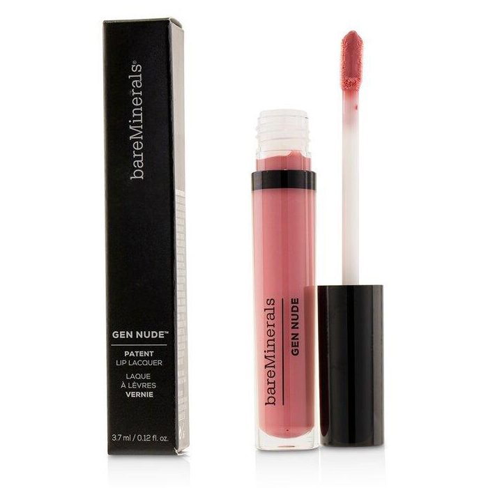 ベアミネラル BAREMINERALS レディース ジェン ヌード パテント リップラッカー # CAN'T EVEN 09H81325O1882