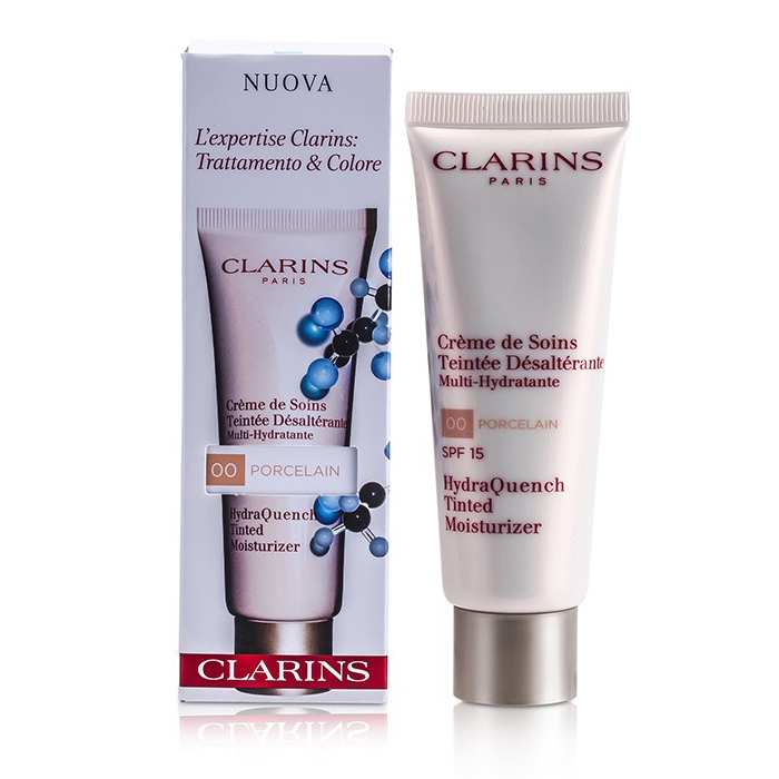 クラランス CLARINS レディース イドラ クエンチティンテッド モイスチャライザー SPF 15 # 00 PORCELAIN 3380811141107
