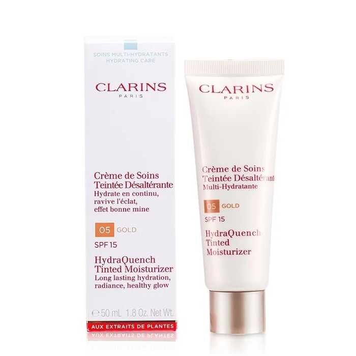 クラランス CLARINS レディース イドラ クエンチティンテッド モイスチャライザー SPF 15 # 05 GOLD 3380811146102