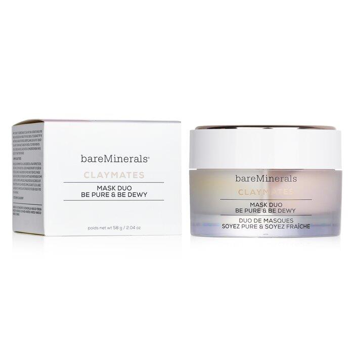 ベアミネラル BAREMINERALS レディース クレイメイト ビー ピュア & ビー デューイ マスク デュオ 098132520725