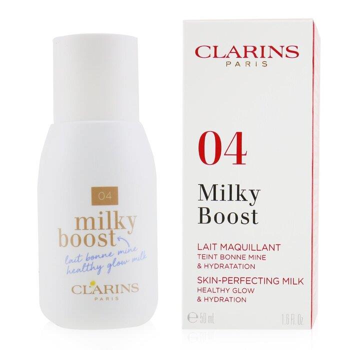 クラランス CLARINS レディース ミルキー ブースト ファンデーション # 04 MILKY AUBURN 3380810368956