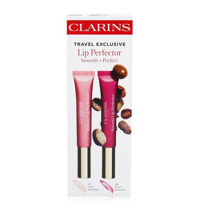 クラランス CLARINS レディース ナチュラル リップ パーフェクター デュオ (2x リップ パーフェクター) 01 & 08 3380810363043