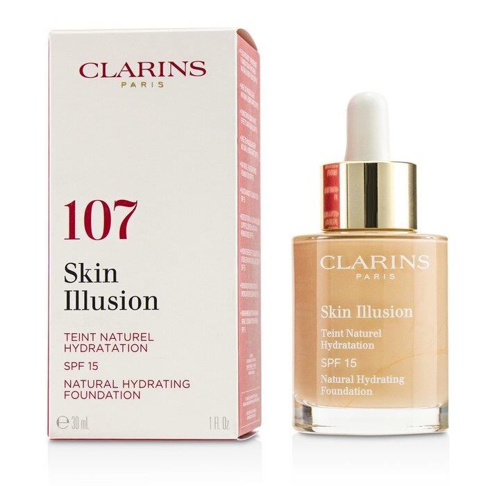 クラランス CLARINS レディース スキン イリュージョン ファンデーション # 107 Beige 3380810234329