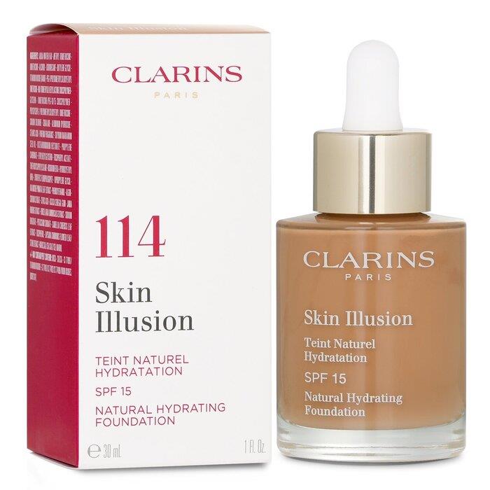 クラランス CLARINS レディース スキン イリュージョン ファンデーション# 114 Cappuccino 3380810234435