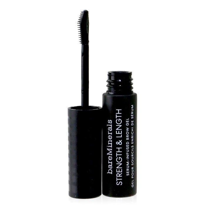 ベアミネラル BAREMINERALS レディース ストレングス ＆ レングス セラム インフューズド ブロウ ジェル # CLEAR 098132573950