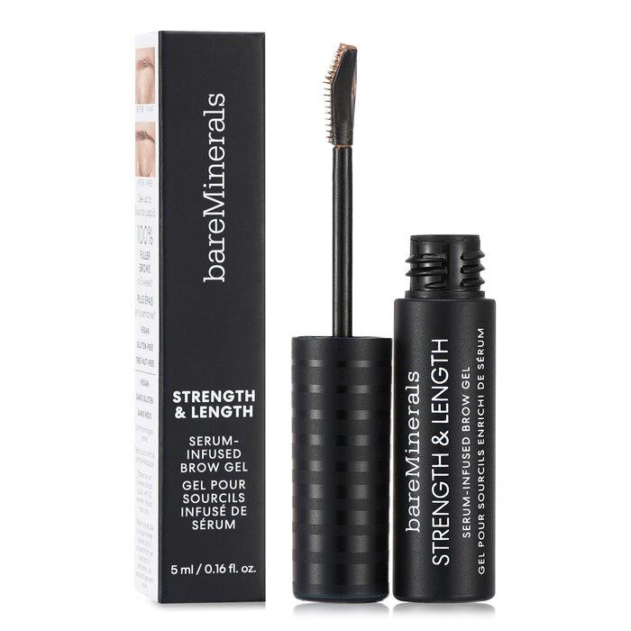 ベアミネラル BAREMINERALS レディース ストレングス ＆ レングス セラム インフューズド ブロウ ジェル # CHESTNUT 098132573974