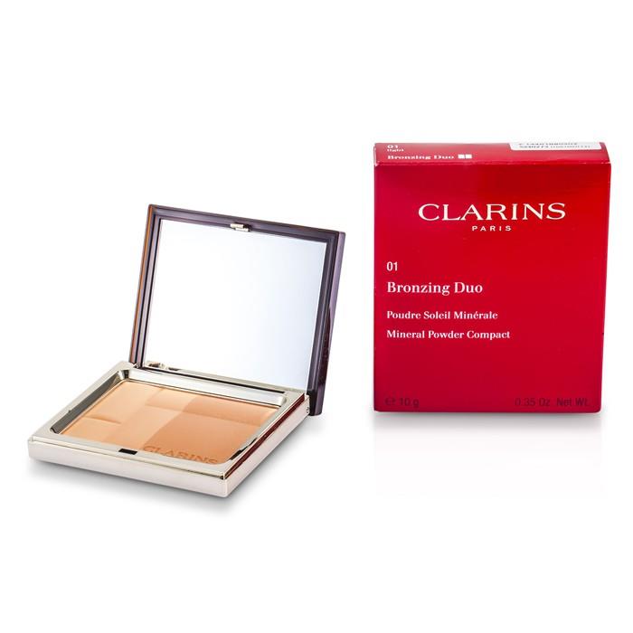 クラランス CLARINS レディース クラランス ブロンジング デュオ ミネラルパウダー  # 01 LIGHT 3380814053513