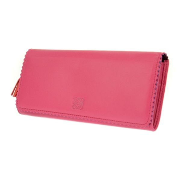 ロエベ LOEWE レディース長財布 アマソナ AMAZONA レザー 二つ折り コンチネンタル 18281F11 1100 7440