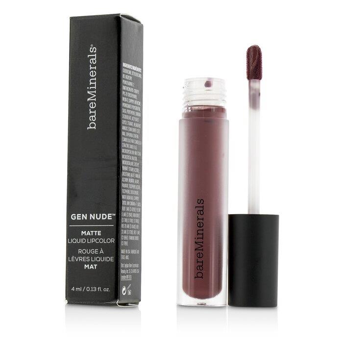 ベアミネラル BAREMINERALS レディース ジェン ヌード マット リキッド リップカラー  SWANK 098132466313