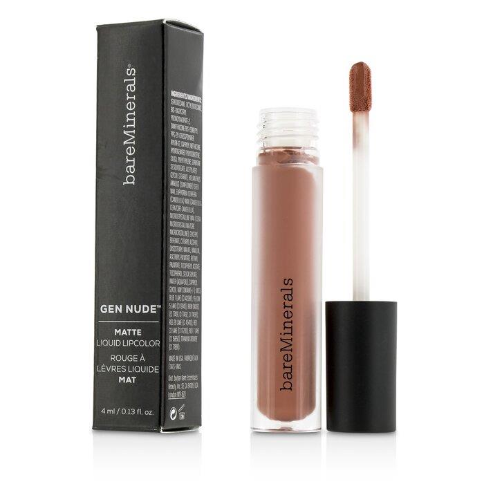 ベアミネラル BAREMINERALS レディース ジェン ヌード マット リキッド リップカラー  WEEKEND 098132471096