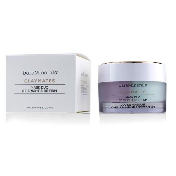 ベアミネラル BAREMINERALS レディース クレイメイト ビー ブライト & ビー ファーム マスク デュオ 098132520718