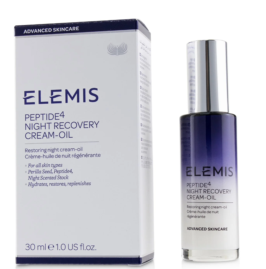 エレミスELEMIS レディースPeptide4 Night Recovery Cream-Oilペプチド4 ナイトリカバリー クリームオイル30ML