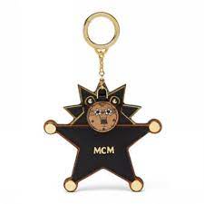 エム シー エム MCM レディース キーチェーン MYZ7SXA22  BK