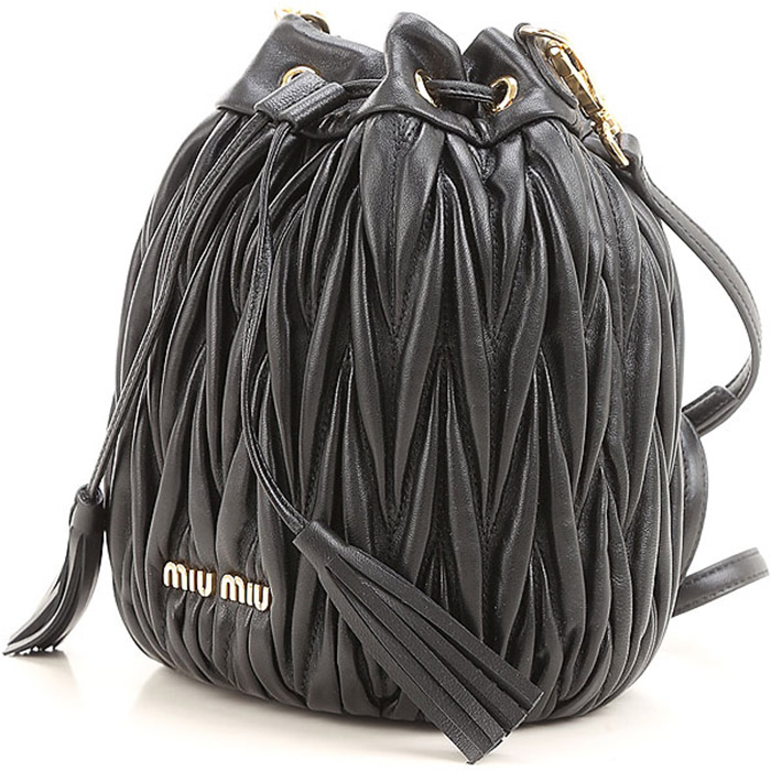 ミュウミュウ MIU MIU BAG レディースバッグ 5BE014N88NERO