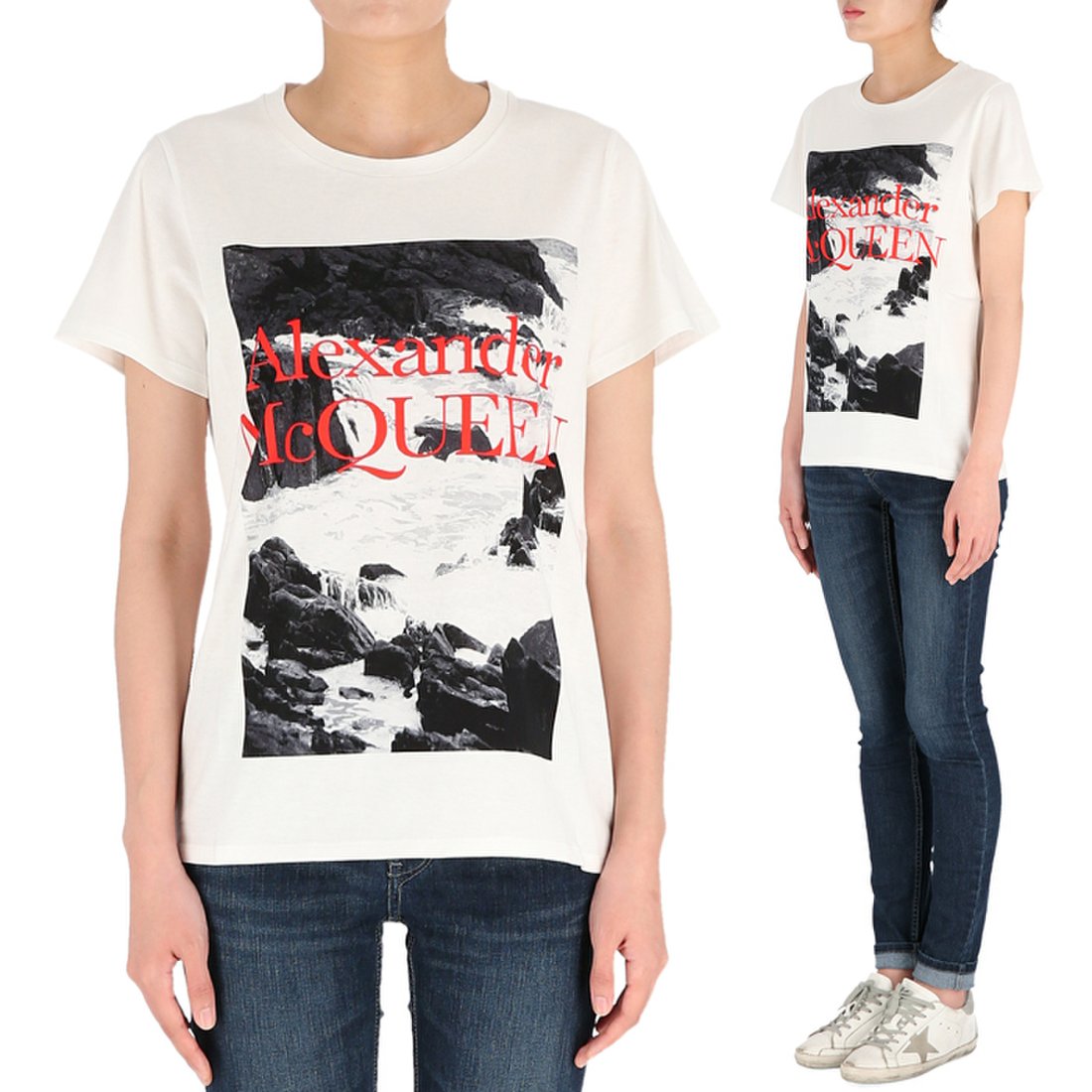 マックキュー MCQ レディース Tシャツ 634188 QZABX 0900