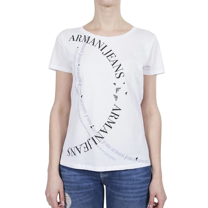アルマーニ ジーンズ  AJ レディースTシャツ 3Y5T56 5JPXZ 1100
