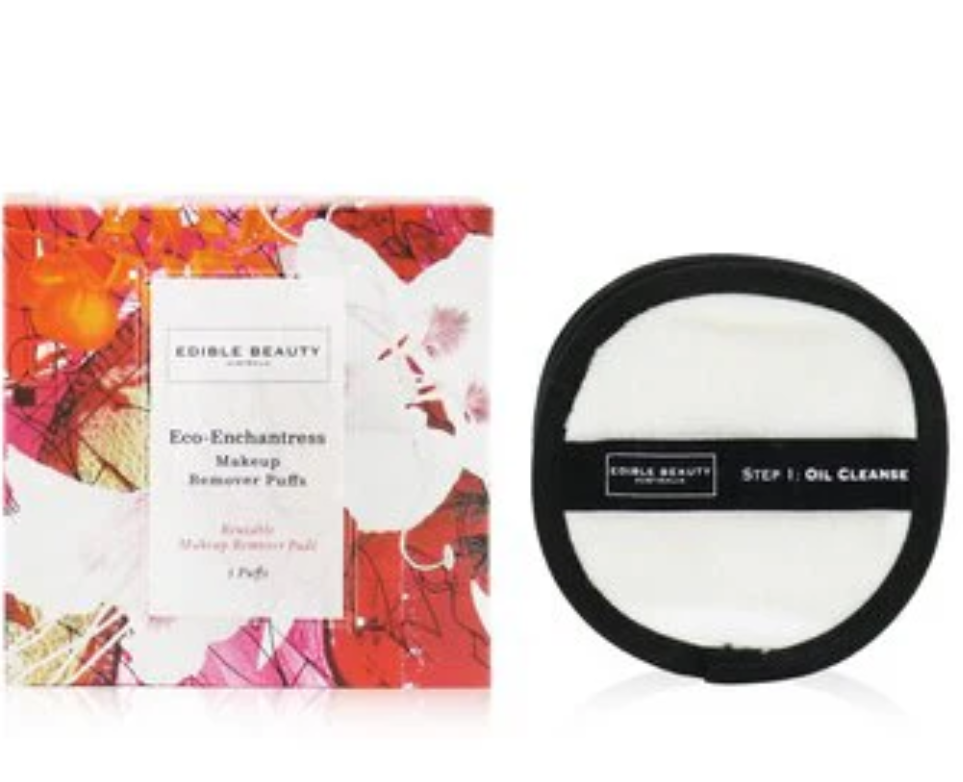 エディブルビューティーEDIBLE BEAUTYレディース Makeup Remover Puffsメイク リムーバー パフ 3PUFFS