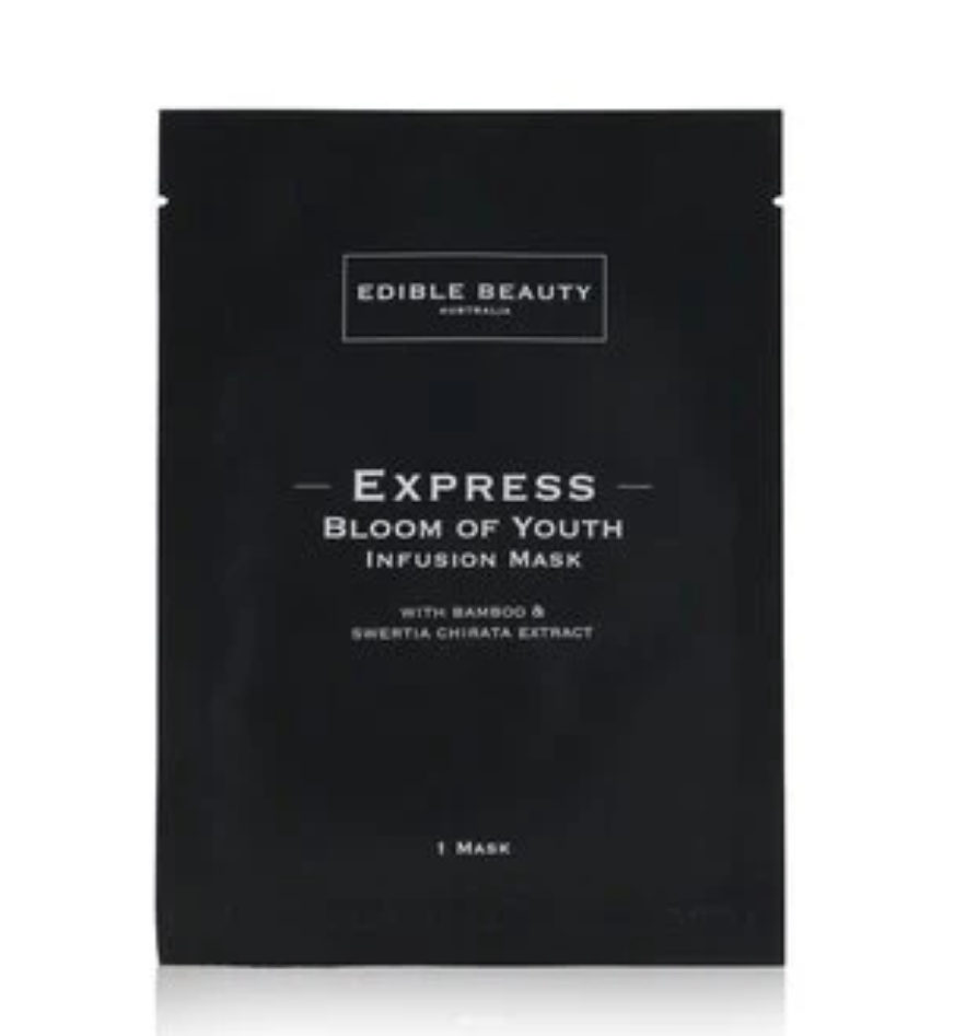 エディブルビューティーEDIBLE BEAUTYレディース Express Bloom Of Youth Infusion Mask エクスプレス ブルーム オブ ユース インフュージョン マスク 5sheets