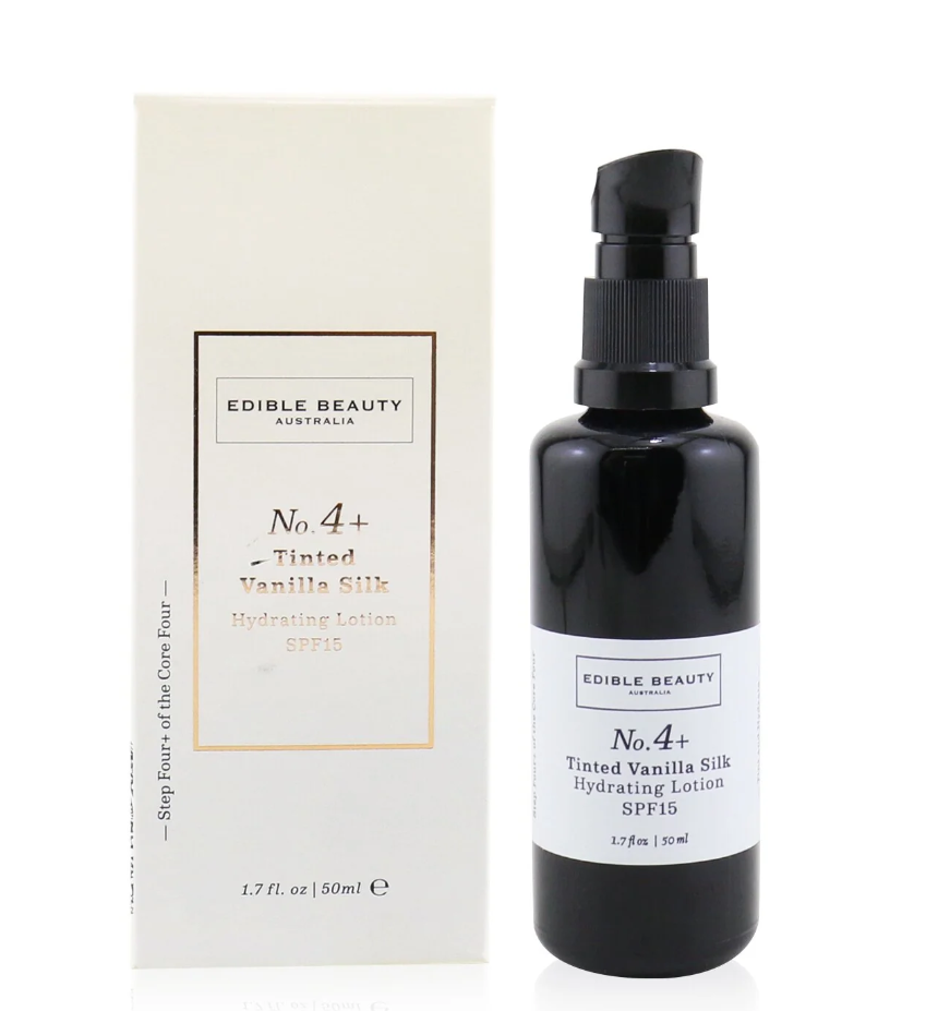 エディブルビューティーEdible Beauty レディース No. 4+ Tinted Vanilla Silk Hydrating Lotion Spf 15-ティンテッド バニラ シルク ハイドレーティング ローション 50ml