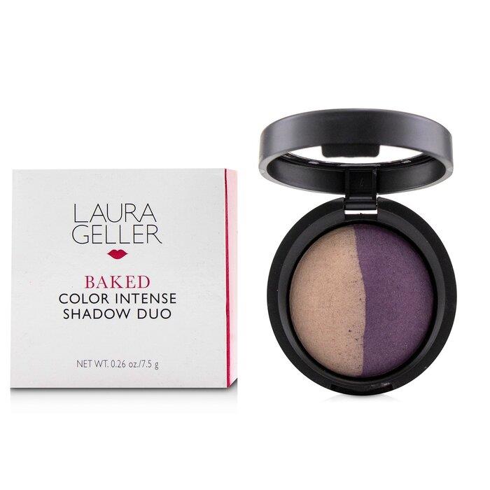 ローラ ゲラーLaura Geller レディース ベイクド カラー インテンス シャドー デュオ # SLATE/PLUM 849154012251