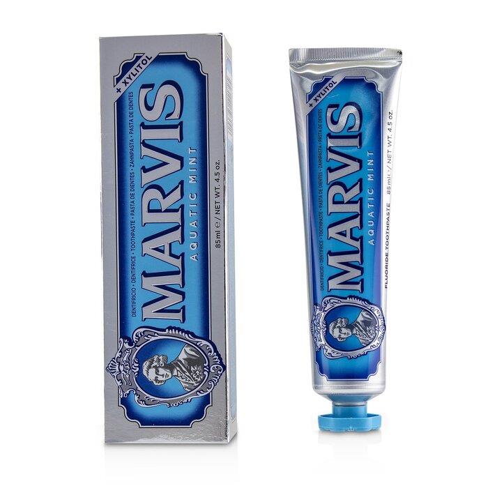 マーヴィス Marvis レディース メンズ  アクアティック ミント トゥースペースト ウイズ キシリトール 8004395111725