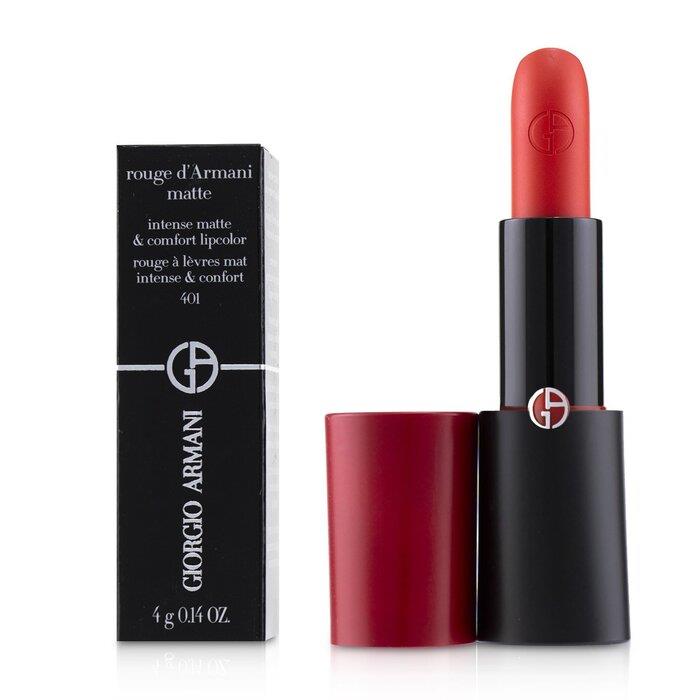 ジョルジオ アルマーニ Giorgio Armani レディース ルージュ ドゥアルマーニ マット インテンス マット & コンフォート リップカラー # 401 レッドファイア 3614272074026