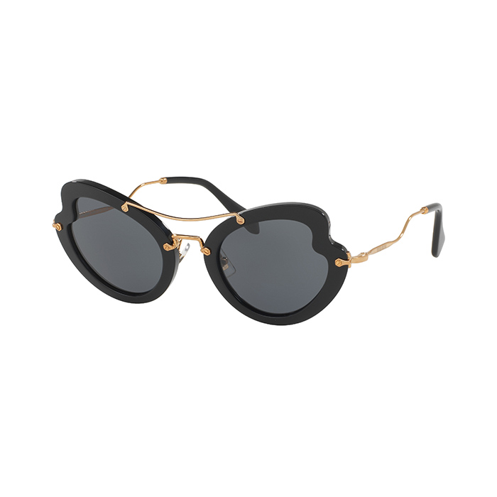 ミュウミュウ MIU MIU レディース サングラス 0MU11RS ACETATE 1AB1A1