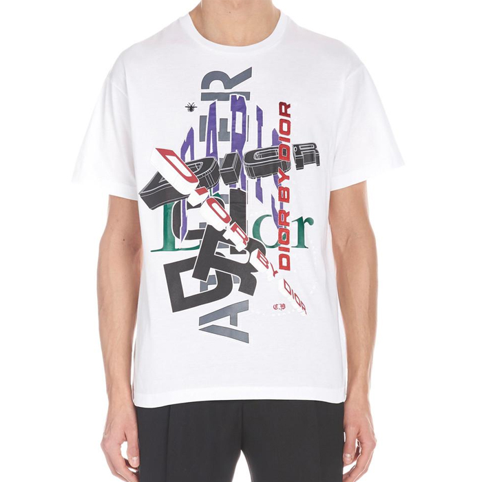 ディオール DIOR メンズ Tシャツ 863J611P3312 089 WHITE