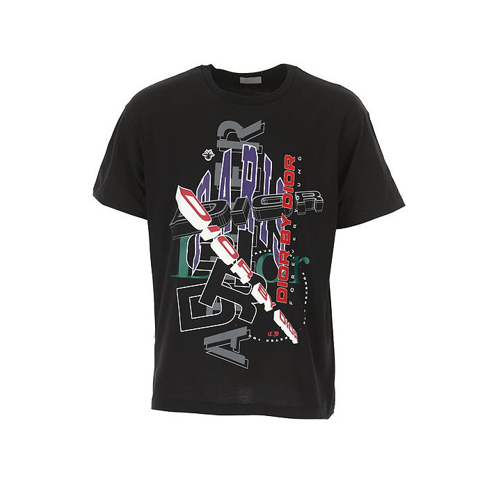 ディオール DIOR メンズ Tシャツ 863J611P3312 980 BLACK