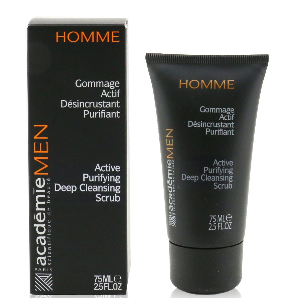 アカデミーAcademie メンズ Men Active Purifying Deep Cleansing Scrubメンアクティブ ピュリファイイングディープクレンジングスクラブ75ML