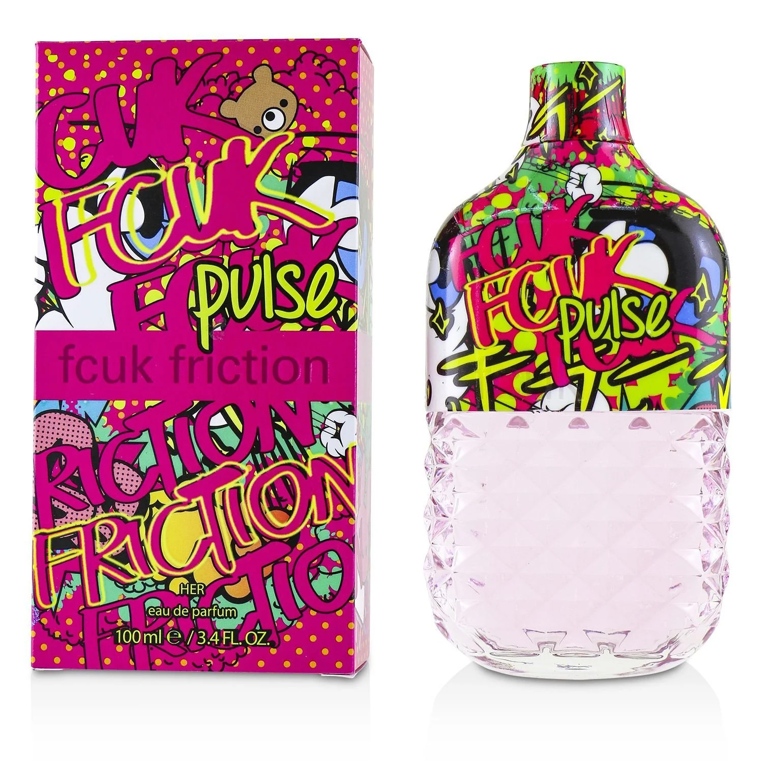 フレンチコネクション French Connection メンズUK Fcuk Friction Pulse For Her Eau De Parfum Spray  Fcuk フリクション パルス フォーハー EDP SP  870283007245