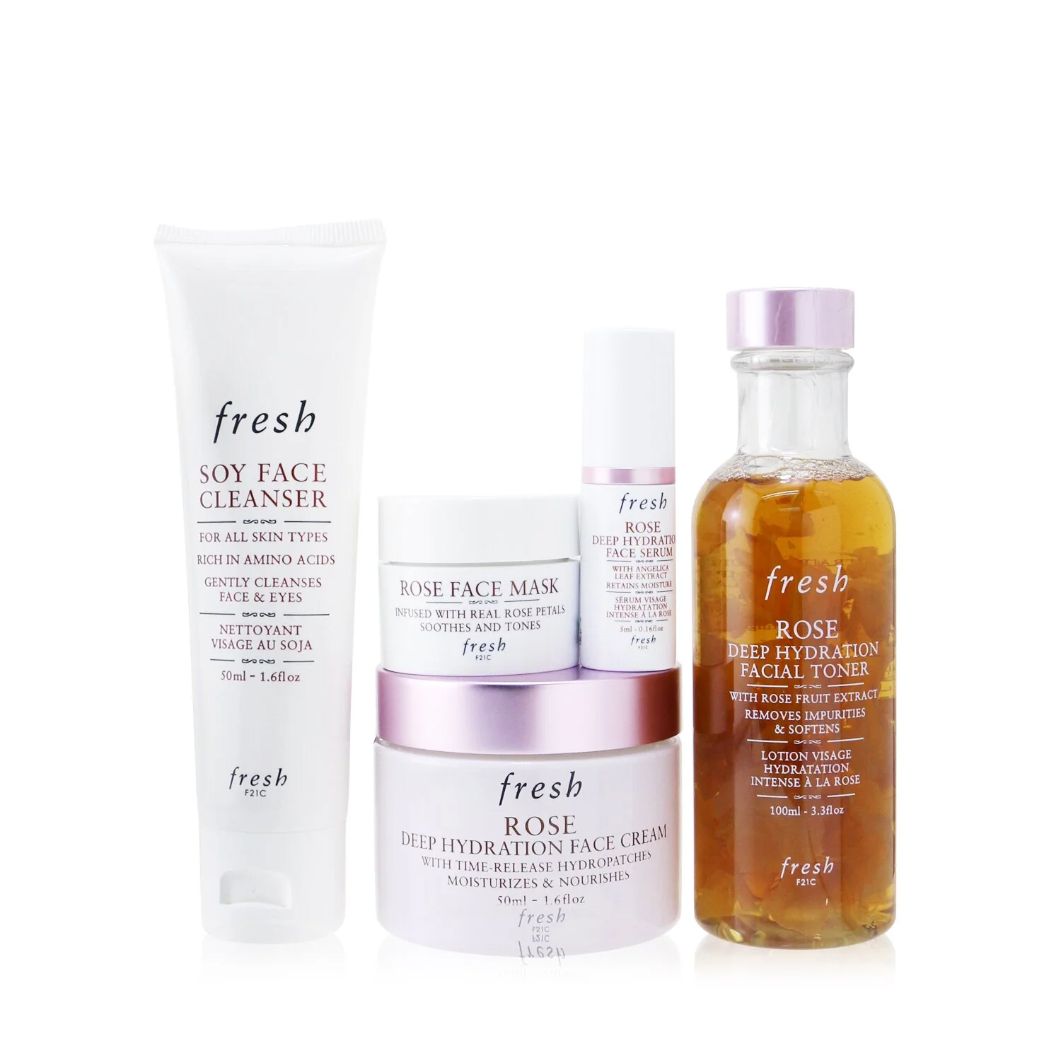 フレッシュFresh レディース Rose Deep Hydration Ritual Set 809280145698