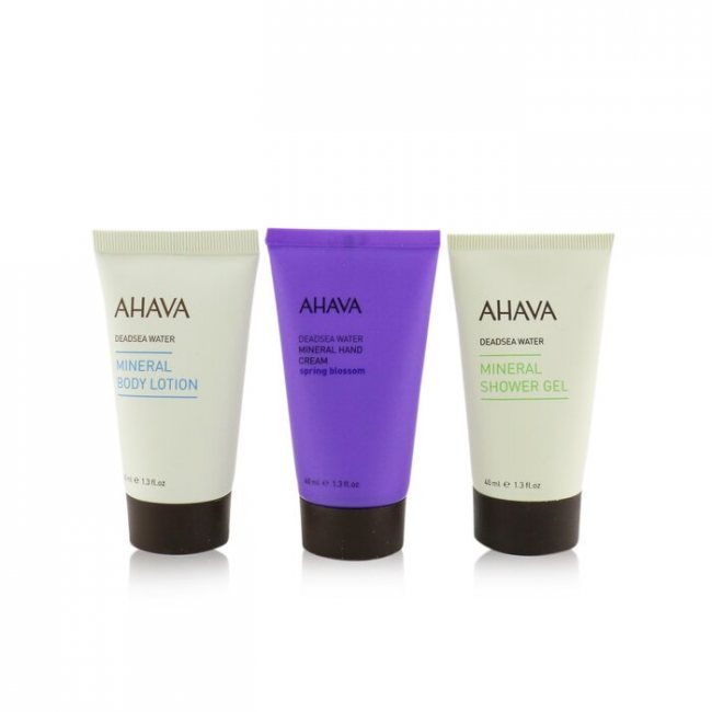 アハバAhava レディース Dead Sea Water Perfect Mineral Body Trio Setデッドシー ウォーター パーフェクト ミネラル ボディー トリオ セット3PCS