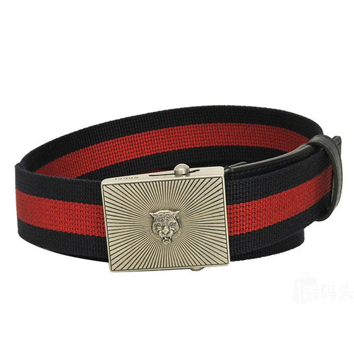 グッチ GUCCI BELT メンズベルト 451146 H1FIN 8497 BLUE/RED
