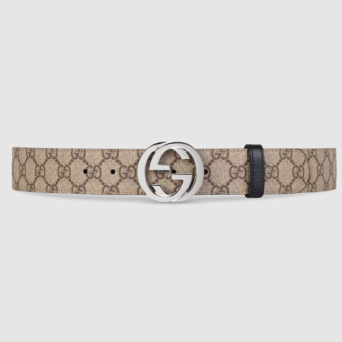 グッチ GUCCI BELT メンズベルト 473030 KGDHN 9769 BEIGE/BLACK