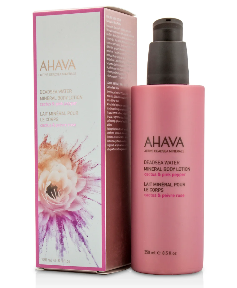 アハバAhava レディース  Dead Sea Water Mineral Body Lotionデッドシー ウォーター ミネラル ボディ ローション CACTUS & PINK PEPPER 250ML