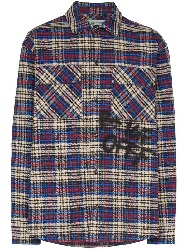 オフホワイト OFF WHITE メンズ シャツ OMGA091F19F330063010