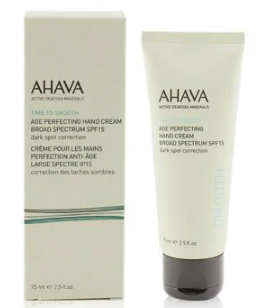 アハバAhava レディース Time to Smooth Age Perfecting Hand Cream タイム トゥ スムース エイジパーフェクティング ハンドクリーム SPF15 75ML
