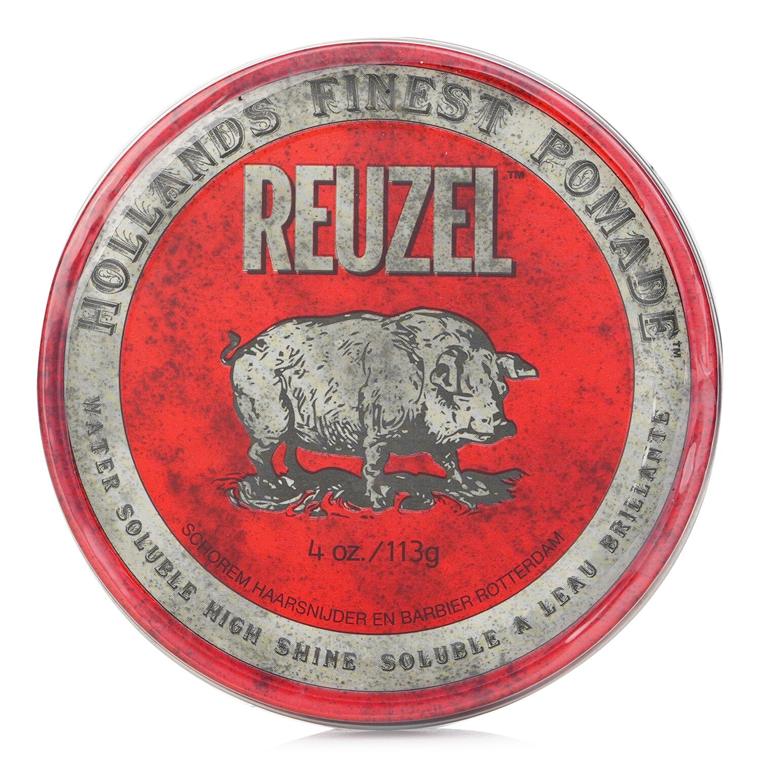 ルーゾー Reuzel メンズ レッド ポマード (ウォーター ソルブル, ハイ シー) 4989828005014