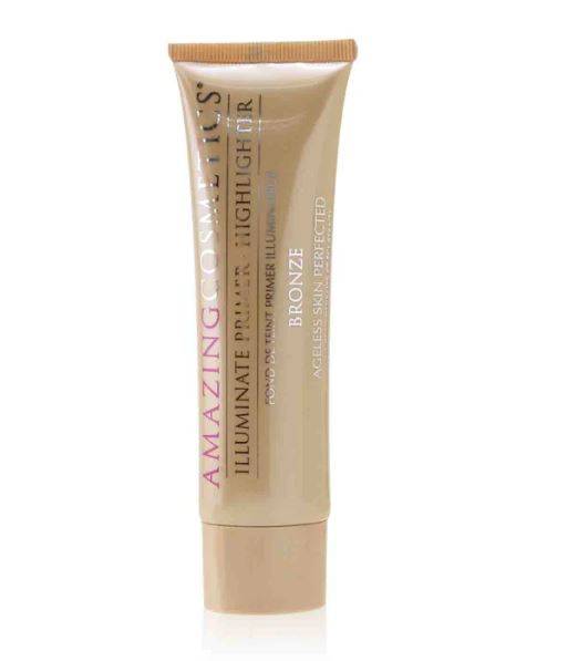 アメージングコスメティックスAMAZINGCOSMETICS レディース Illuminate Primer & Highlighterイルミネーションプライマー+ハイライター# BRONZE