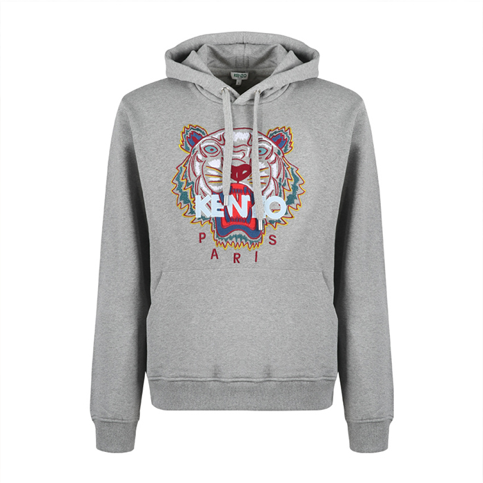 ケンゾーKENZO メンズ タイガーヘッド柄 コットンパーカー 5SW415 4XA 95