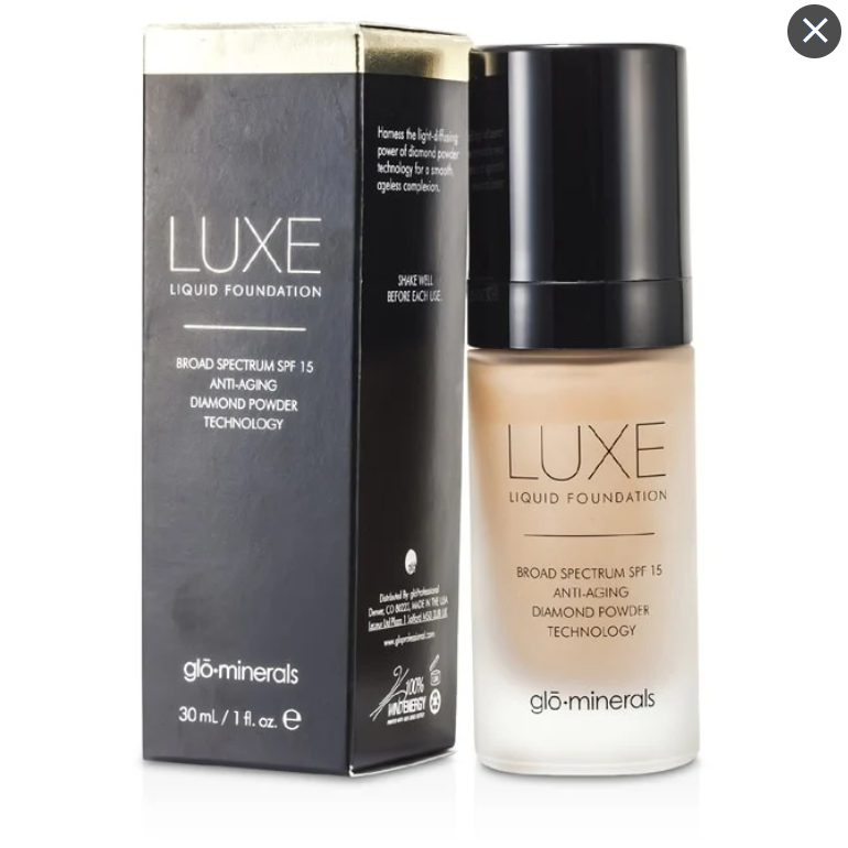 グローミネラルズ GloMinerals レディース リュクスリキッドファンデーションSPF15 30ml #タヒニ 840749005191