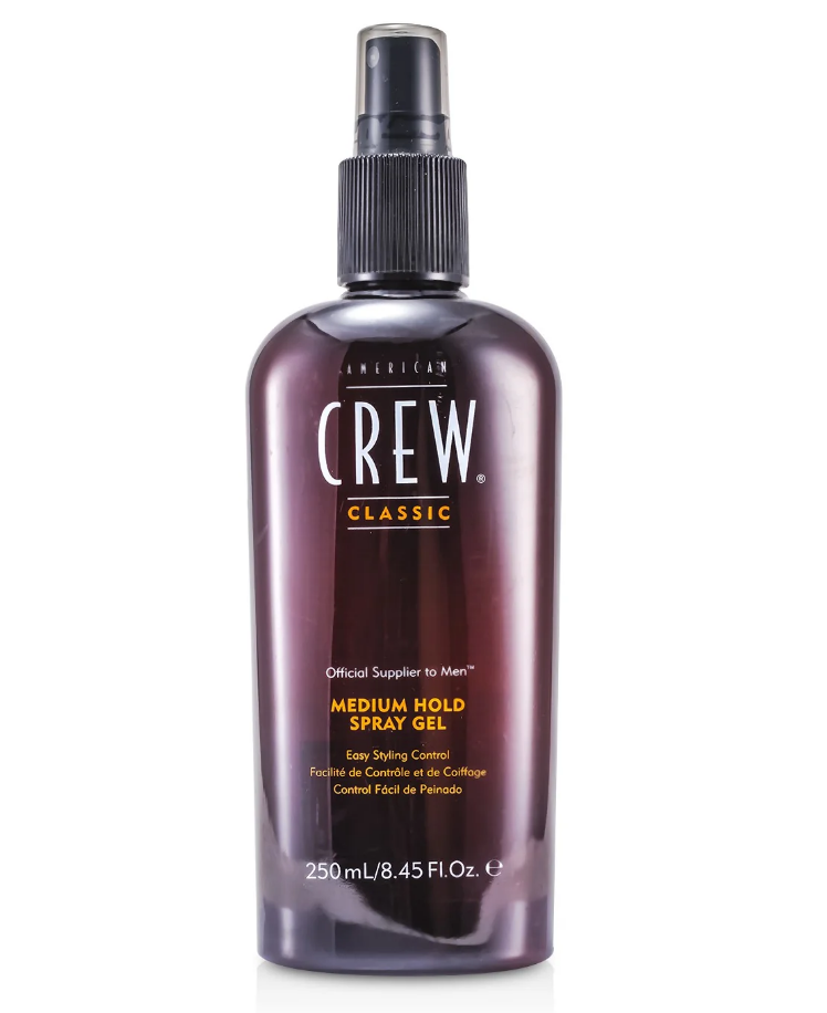 アメリカンクルーAmerican Crew Men's Medium Hold Spray Gelメンミディアムホールドスプレージェル 250ML