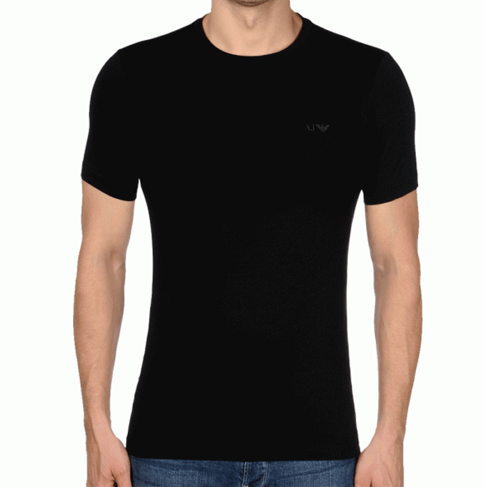 アルマーニ ジーンズ ARMANI JEANS メンズ Tシャツ 06801RM BLACK
