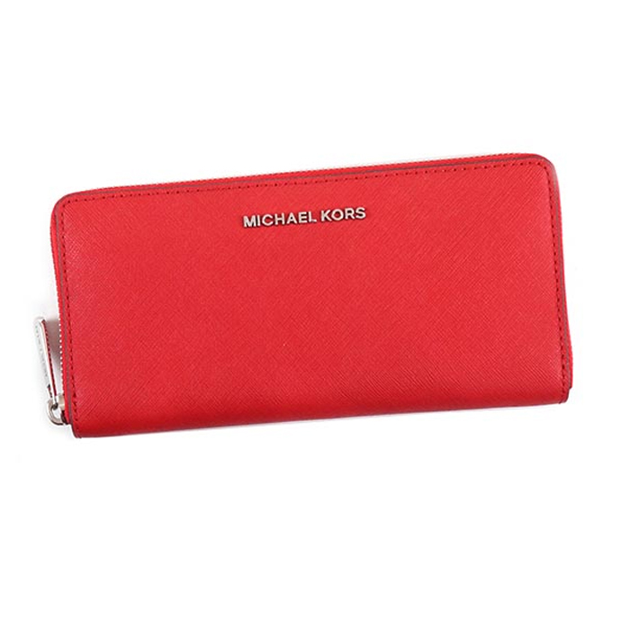 マイケル コース MICHAEL KORS レディース ウォレット 32T3STVE3L204 BRIGHT RED