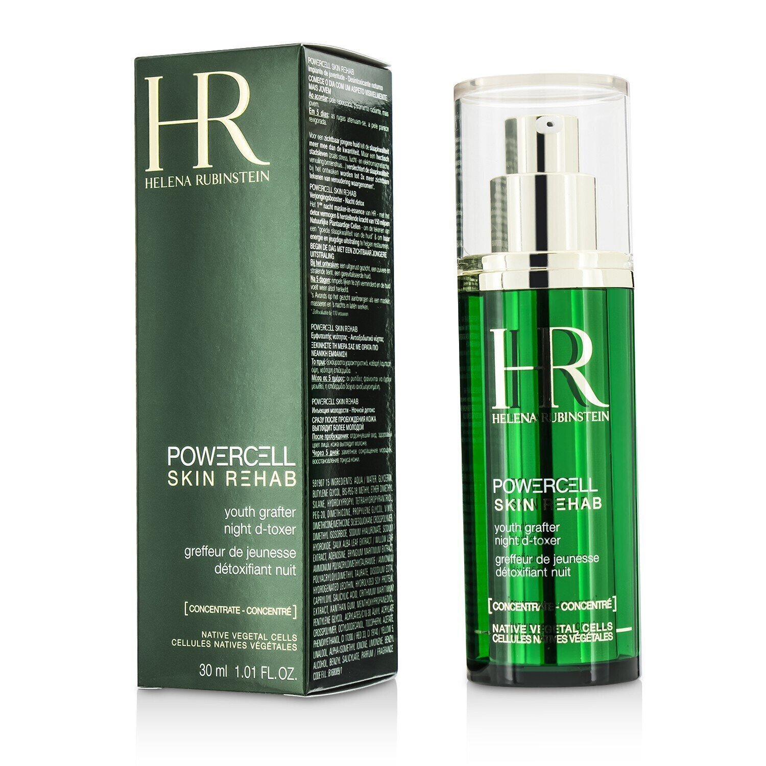 ヘレナルビンスタイン Helena Rubinstein レディース Powercell Skin Rehab Youth Grafter Night D-Toxer Concentrate P.C. ナイト リハーブ 3614270345630